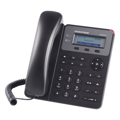 Teléfono IP SMB de 1 Línea, 1 Cuenta SIP con 3 teclas de función programables y conferencia de 3 vías. 5Vcc
