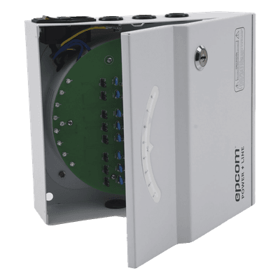 Fuente de Alimentación Profesional / 24 Vca / 8 A / 8 Canales / Protección 5 kA / Entrada 110 Vca