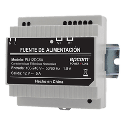 Fuente Industrial Epcom Power Line 12 Vcc 5Amperes
