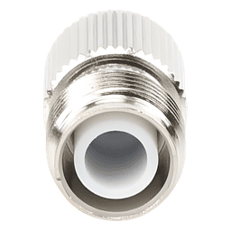 Conector Coaxial TNC / Hembra Inverso / Anillo Plegable / Para Cable RG-142/U / Contacto Oro 50 μm / Aislante Teflón