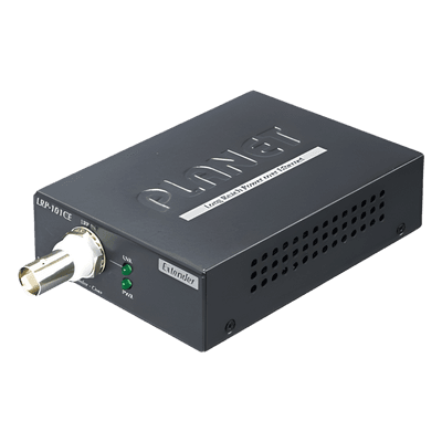 Extensor de 1 Puerto PoE Sobre Coaxial de Largo Alcance Hasta 1km