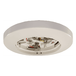 Base Enchufable para Detector de Humo / 4 Hilos / Relé Auxiliar Forma A y C / Salida para Anunciador Remoto / 24 VAC/DC / Montaje en Caja Octogonal 3½" y 4" (8.9 cm y 10.2 cm) o Cuadrada 4" (10.2 cm)