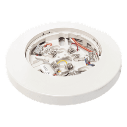 Base Enchufable para Detector de Humo / 4 Hilos / Relé Auxiliar Forma A y C / Salida para Anunciador Remoto / 24 VAC/DC / Montaje en Caja Octogonal 3½" y 4" (8.9 cm y 10.2 cm) o Cuadrada 4" (10.2 cm)
