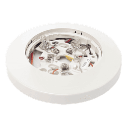 Base Enchufable para Detector de Humo / 4 Hilos / Relé Auxiliar Forma A y C / Salida para Anunciador Remoto / 24 VAC/DC / Montaje en Caja Octogonal 3½" y 4" (8.9 cm y 10.2 cm) o Cuadrada 4" (10.2 cm)