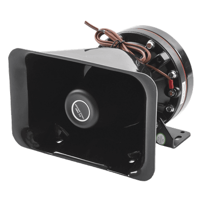 Bocina de uso Rudo, de 200 W, Alto Rendimiento y Base en Aluminio, 8 Ohms de Impedancia