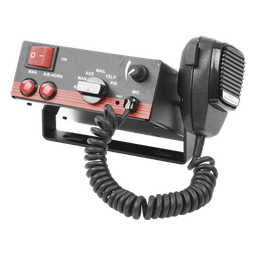 Sirena Vehicular / 100 W / 115 dB / 12 VCC / 5 Tonos Seleccionables / Micrófono Rudo / Interconexión Radio