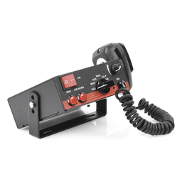 Sirena Vehicular / 100 W / 115 dB / 12 VCC / 5 Tonos Seleccionables / Micrófono Rudo / Interconexión Radio
