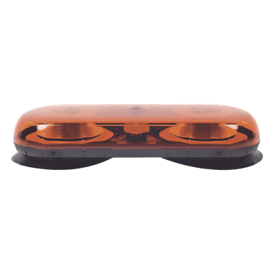 Mini Barra con 18 LED, Color Ámbar con Montaje Magnético de Succión 
