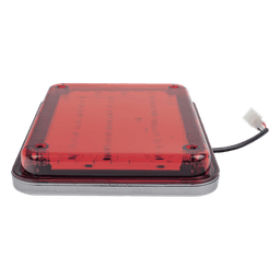 Luz de Advertencia de 9X7", Color Rojo, Ideal para Ambulancias