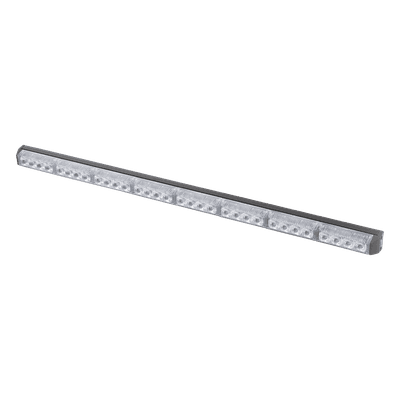 Barra de Luz de Advertencia / 8 Módulos / 32 LED Gen III / Ámbar / 75 cm / 10-16 VCC / 3 A Máx.