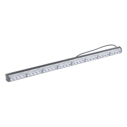 Barra de Luz de Advertencia / 8 Módulos / 32 LED Gen III / Ámbar / 75 cm / 10-16 VCC / 3 A Máx.
