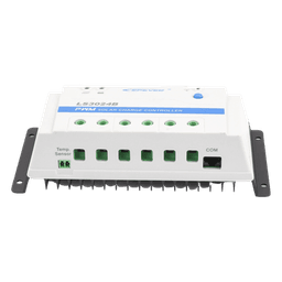 Controlador Solar PWM / 30A / 12/24V / RS-485 / Baterías Gel-AGM-Selladas / Parámetros Configurables