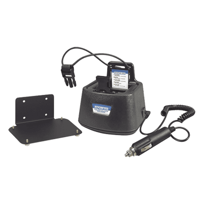 Cargador vehicular / 2 cavidades / LED indicador por posición / 100-240 VCA a VCC / Compatible 24 modelos Kenwood