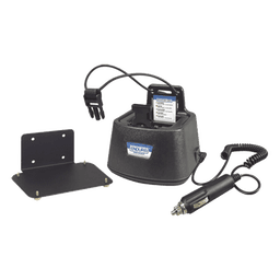 Cargador vehicular / 2 cavidades / LED indicador por posición / 100-240 VCA a VCC / Compatible 24 modelos Kenwood