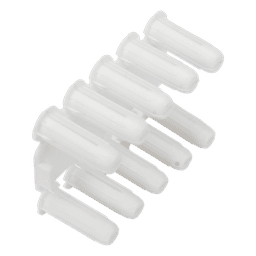Taquete blanco 3/16" para tornillo 8mm x 3/4" (100pzs) (1101-01100) 