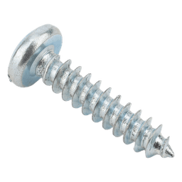 Paquete de 20 taquetes blancos  3/4" y 20 tornillos 8mm x 3/4" (1101-05002)