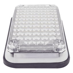 Luz de Advertencia LED / 6x4 Pulgadas / 66 LED de Alta Intensidad / 12 VCC / 10 Patrones de Destello / Montaje Permanente