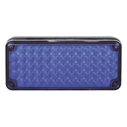 Luz de advertencia de 6x4", Color Azul, Ideal para Ambulancias