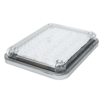 Luz de Advertencia LED / 104 LEDs / 9x7" / 12 VCC / 1 A / Fijo y Parpadeante / Montaje Permanente