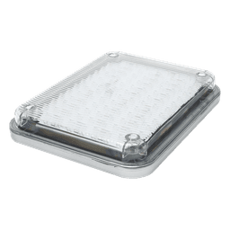 Luz de Advertencia LED / 104 LEDs / 9x7" / 12 VCC / 1 A / Fijo y Parpadeante / Montaje Permanente