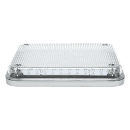 Luz de Advertencia LED / 104 LEDs / 9x7" / 12 VCC / 1 A / Fijo y Parpadeante / Montaje Permanente