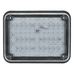 Luz de Advertencia LED / 104 LEDs / 9x7" / 12 VCC / 1 A / Fijo y Parpadeante / Montaje Permanente