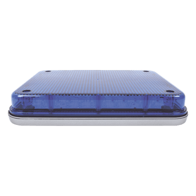 Luz de advertencia de 9x7", Color Azul, Ideal para Ambulancias
