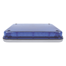 Luz de advertencia de 9x7", Color Azul, Ideal para Ambulancias