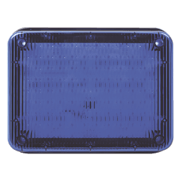 Luz de advertencia de 9x7", Color Azul, Ideal para Ambulancias