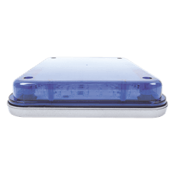 Luz de advertencia de 9x7", Color Azul, Ideal para Ambulancias