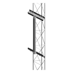 Mástil para Torre de Tramo / 1 m (3.3 ft) / Galvanizado por Inmersión en Caliente / Compatible STZ30G STZ35G STZ45G / Soporte de Antenas Pesadas