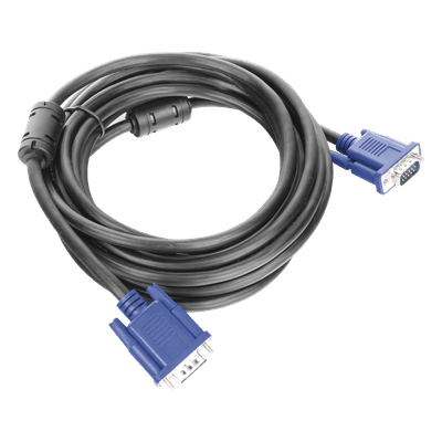 Extensión VGA / 5 m (16.40 ft) / HD15 Macho-Macho / Doble Blindaje / Full HD 1080p