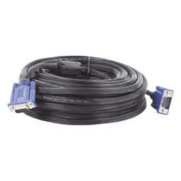 Cable Extensor VGA / 15 m (49.2 ft) / Full HD 1920x1080p / Conector HD15 Macho a Macho / Blindaje Aluminio y Malla Trenzada / CCTV y Videovigilancia