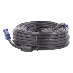 Cable Extensor VGA / 15 m (49.2 ft) / Full HD 1920x1080p / Conector HD15 Macho a Macho / Blindaje Aluminio y Malla Trenzada / CCTV y Videovigilancia