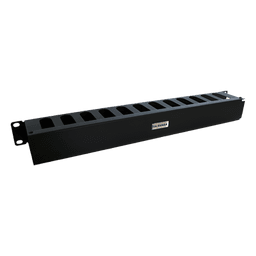 Organizador de cables horizontal de 19", 1UR