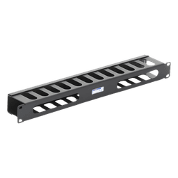 Organizador de cables horizontal de 19", 1UR
