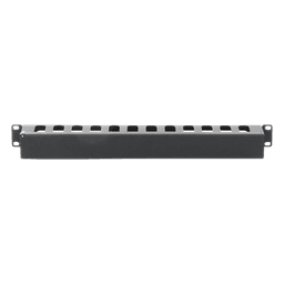 Organizador de cables horizontal de 19", 1UR