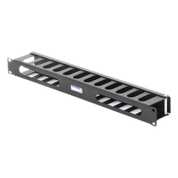 Organizador de cables horizontal de 19", 1UR