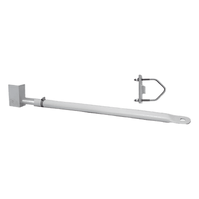 Soporte Lateral Superior / PVC Resistente a UV / Ajustable 81-103 cm (32-40.5 pies) / Compatible Torres 1.5-3.5 pies O.D. / Aislado Sin Interferencia VSWR