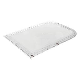 Domo lateral de reemplazo / Policarbonato transparente / Compatible X67A / Resistente UV e impactos
