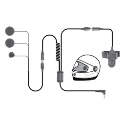 Micrófono para casco cerrado para radios ICOM IC-F3103