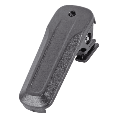 Clip de Policarbonato / Uso Rudo / Compatible Batería TXKNB65 / Ajuste Seguro / Negro