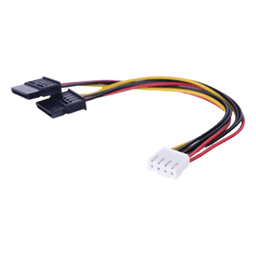 Cable de Alimentación SATA / Doble Corriente / 15 cm (0.49 pies) / Compatibilidad Universal DVR