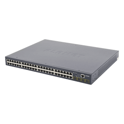 Switch Administrable Capa 2 de 48 Puertos Gigabit 10/100/1000T, 4 Puertos SFP 100/1000X