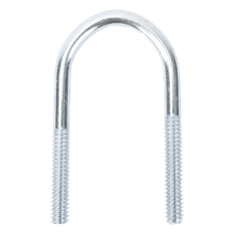 Abrazadera tipo U de 1 1/4", con acabado Electro Zinc, no incluye tuercas y arandelas 