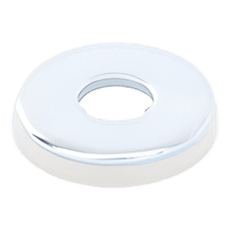 Arandela plana galvanizada de 1/4", acabado Electro Zinc