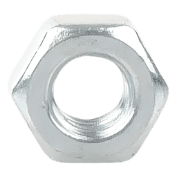 Tuerca Hexagonal de 1/4", con acabado Electro Zinc