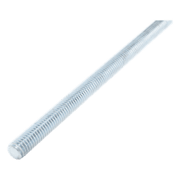 Varilla Roscada de 1/4" x 3000mm, con acabado Electro Zinc