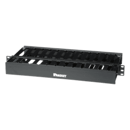 Organizador de Cables Horizontal PatchLink, Doble (Frontal y Posterior), Para Rack de 19in, 1UR