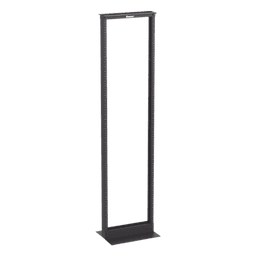 Rack de Dos Postes / 19 Pulgadas / 45 Unidades / Aluminio / Carga 1000 lbs (453 kg) / Rieles Numerados #12-24